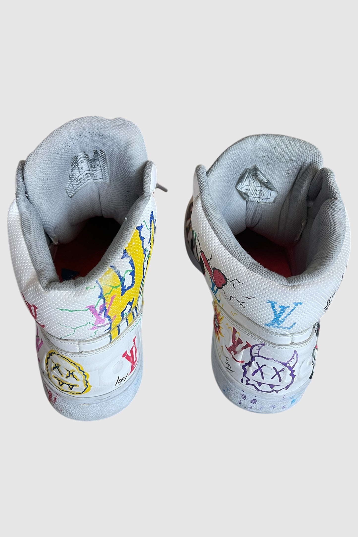 AOKI  1OF1 HIROQUEST WHITE SNEAKERS #1177