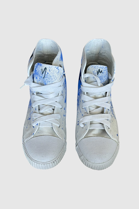 AOKI 1OF1 BLUE PAINT SHOES #1196