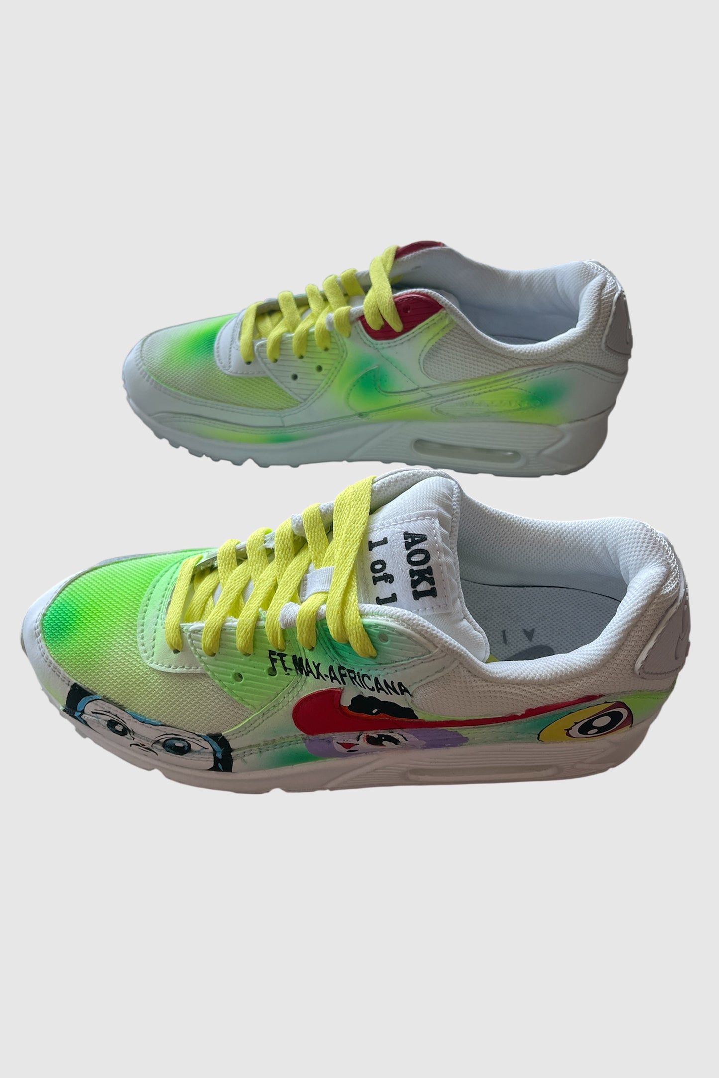 AOKI 1OF1 NEON GREEN SHOES #1198