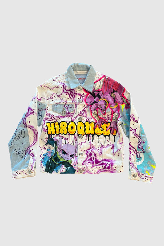 AOKI 1OF1 HIROQUEST BUBBLE LOGO JEAN JACKET #2000