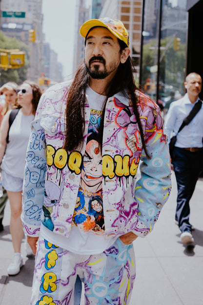 AOKI 1OF1 HIROQUEST BUBBLE LOGO JEAN JACKET #2000