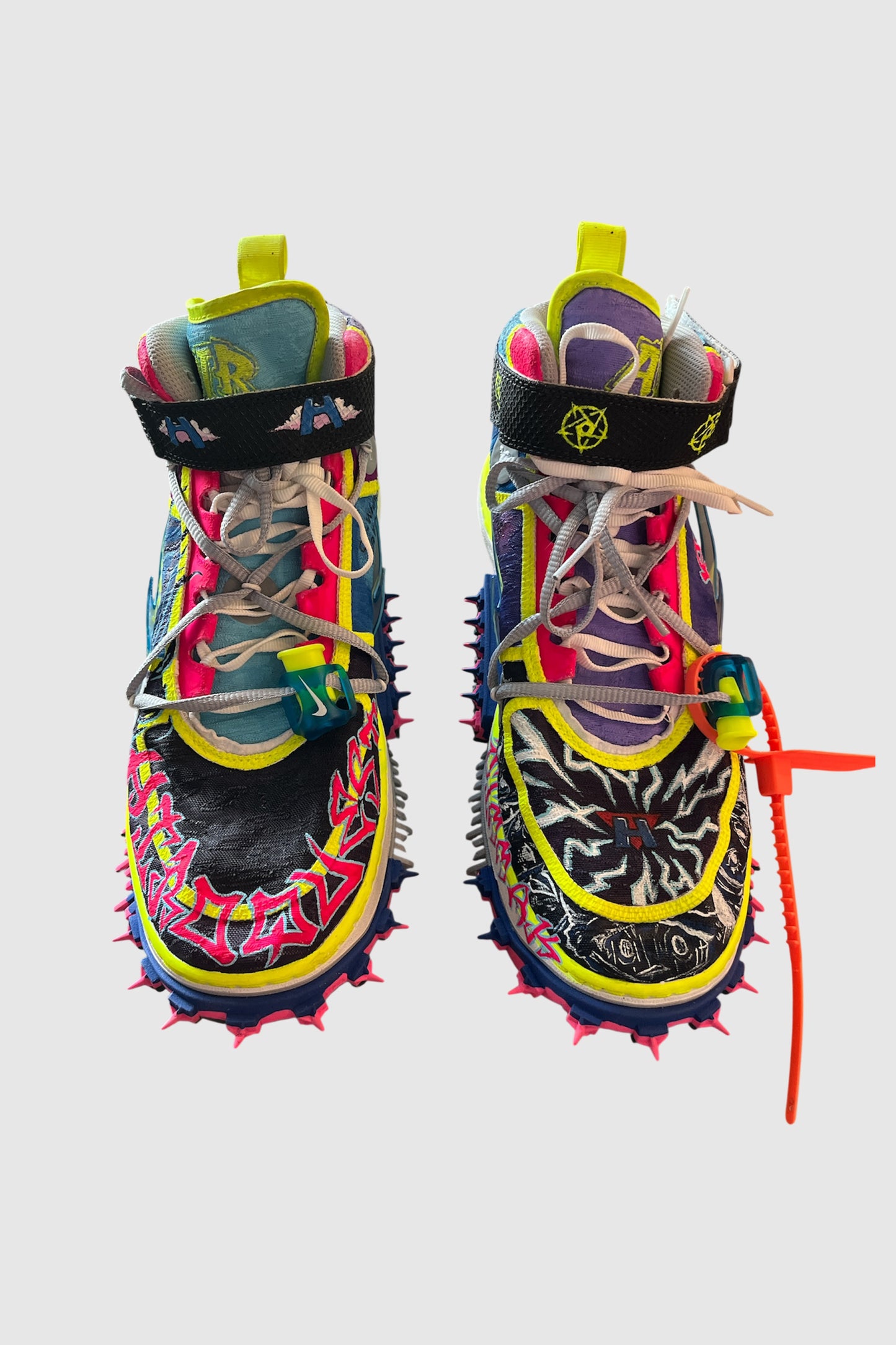 AOKI 1OF1 HIROQUEST SPIKED SNEAKERS #2031