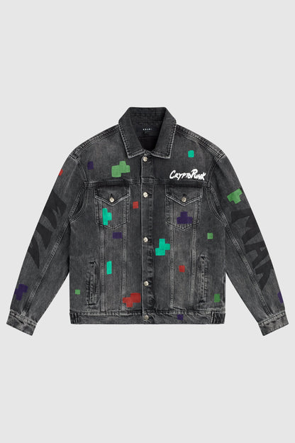 AOKI 1OF1 - CRYPTO PUNK #8705 DENIM JACKET #653