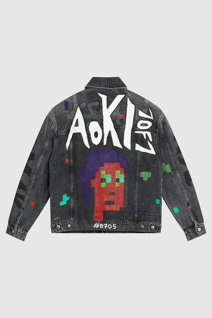 AOKI 1OF1 - CRYPTO PUNK #8705 DENIM JACKET #653