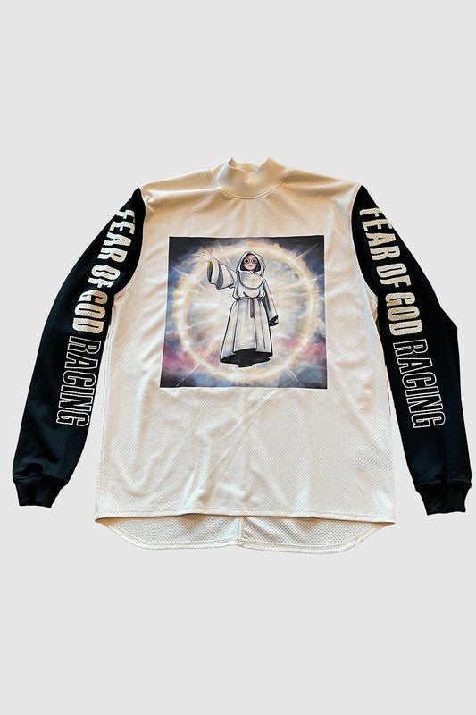 AOKI 1OF1 TOMMOROWLAND 2024 KULT FEAR OF GOD LONG SLEEVE SHIRT #854