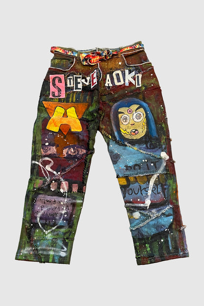 AOKI 1OF1 PAINTED METAZOO CARGO PANTS #862