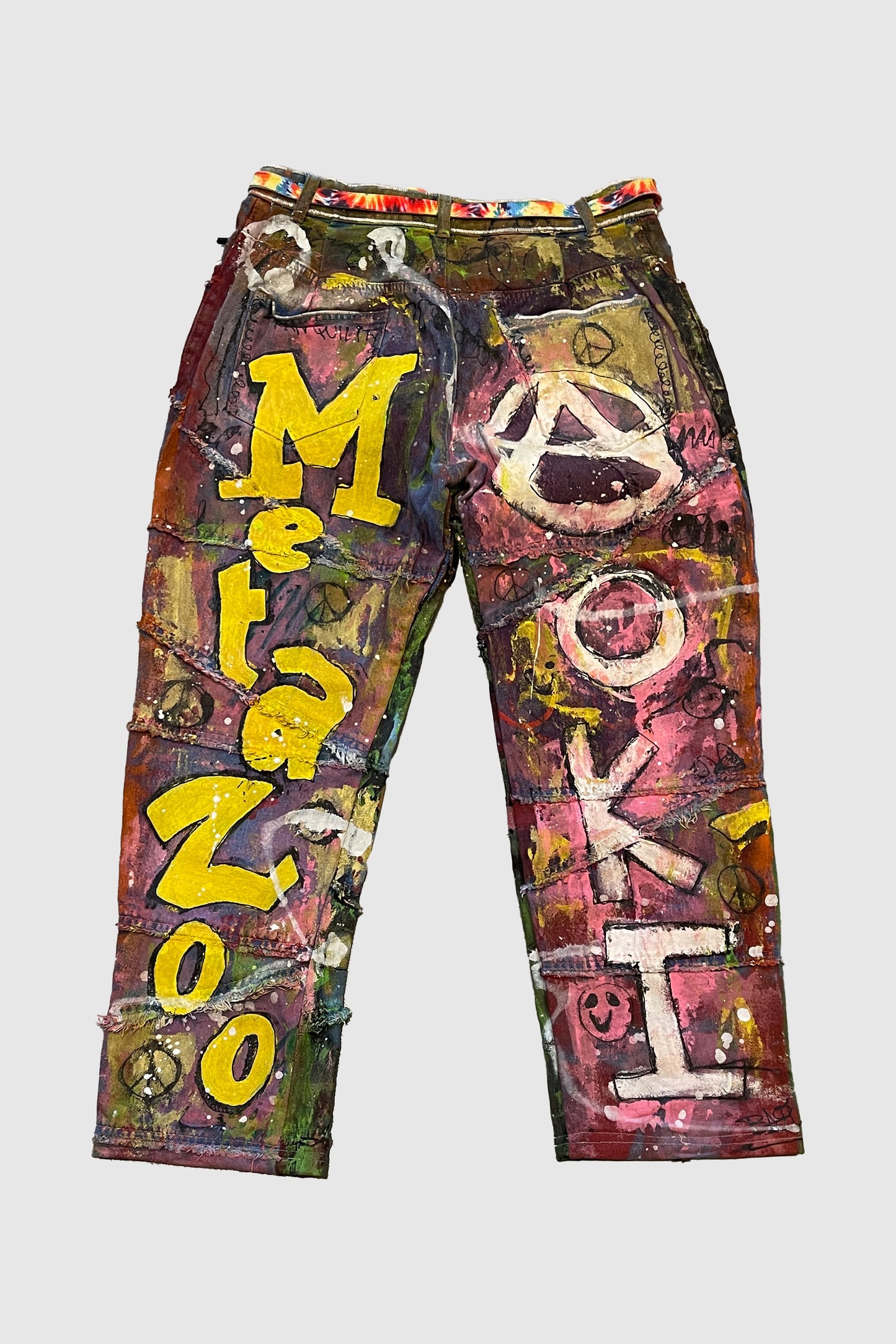 AOKI 1OF1 PAINTED METAZOO CARGO PANTS #862