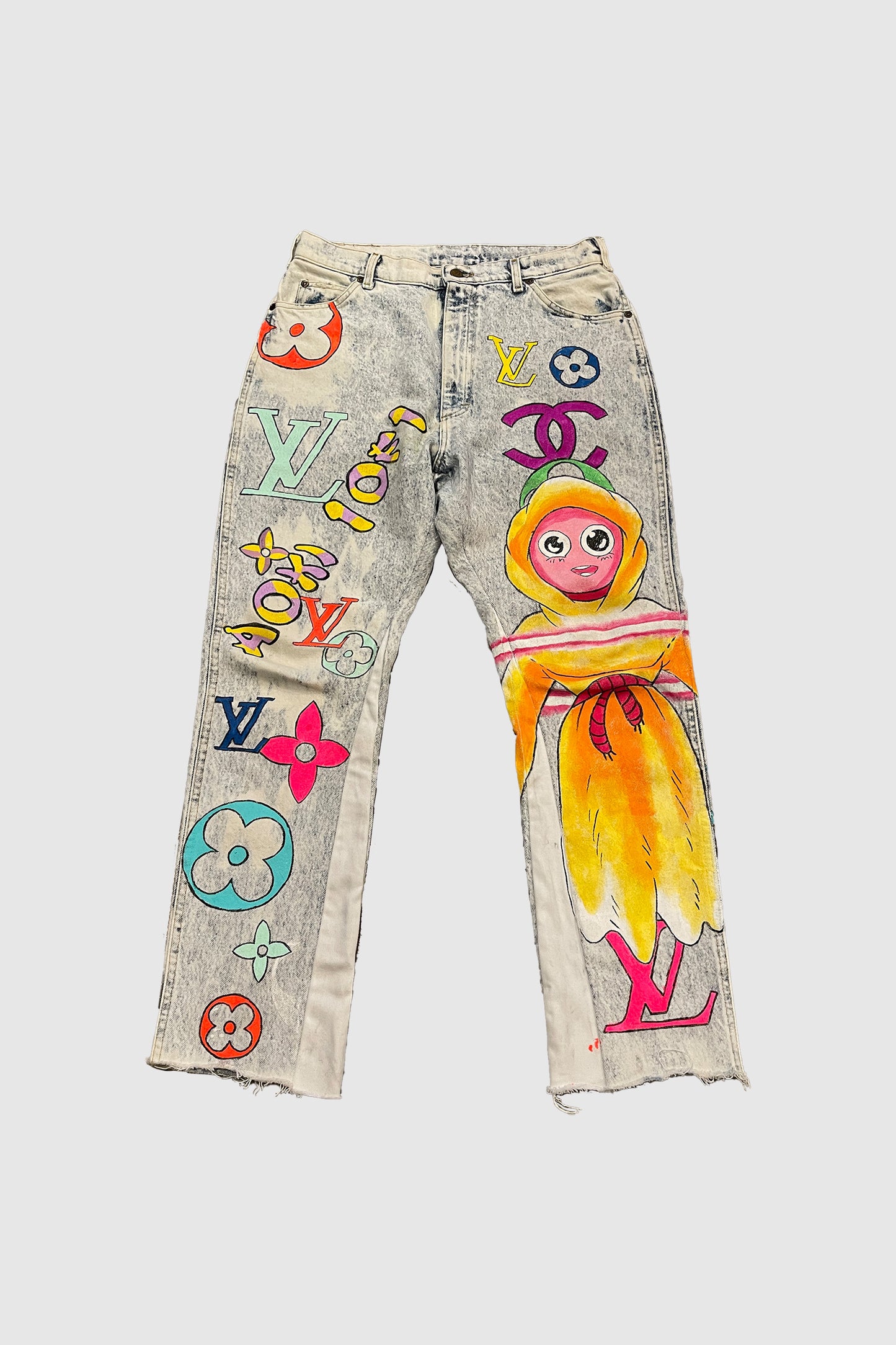 AOKI1OF1 DESIGNER METAZOO WHITE PANTS #874
