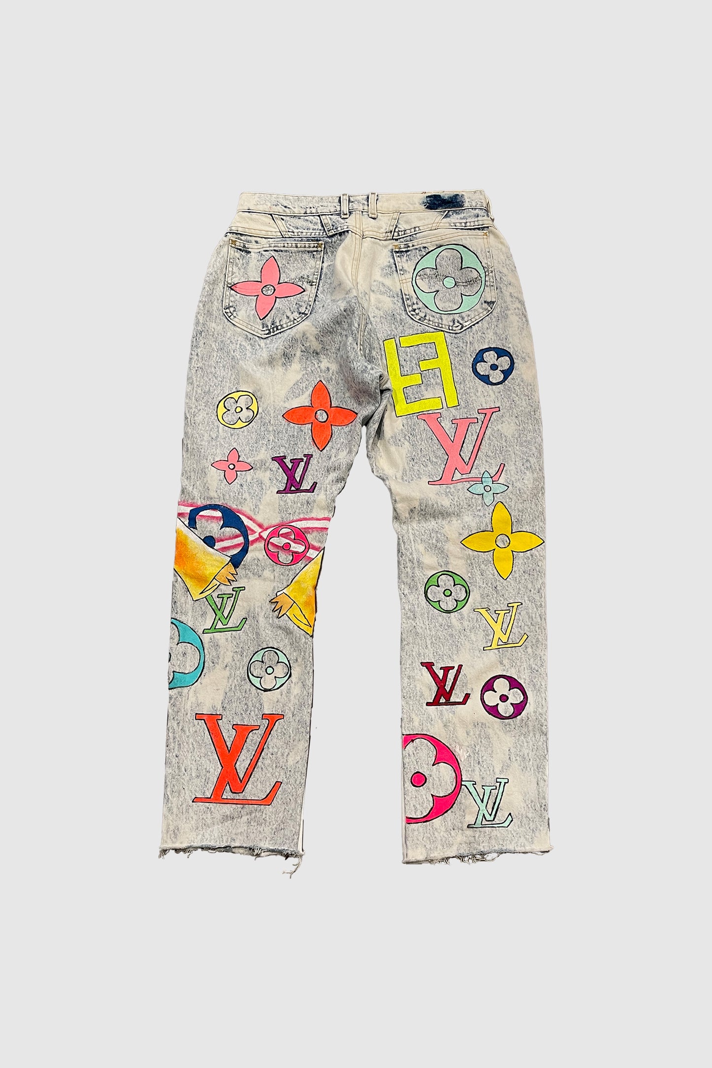 AOKI1OF1 DESIGNER METAZOO WHITE PANTS #874
