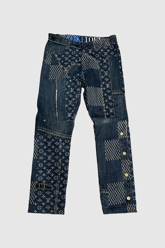 AOKI1OF1 DESIGENER SHASHIKO JEANS #875