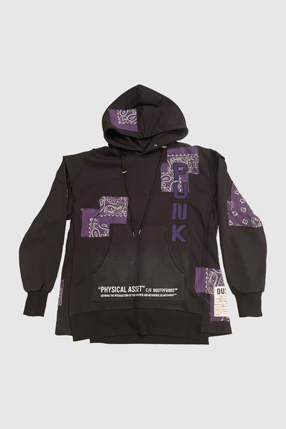 AOKI1OF1 X DUST OF GODS CRYPTO PUNK PURPLE PATCH HOODIE #880
