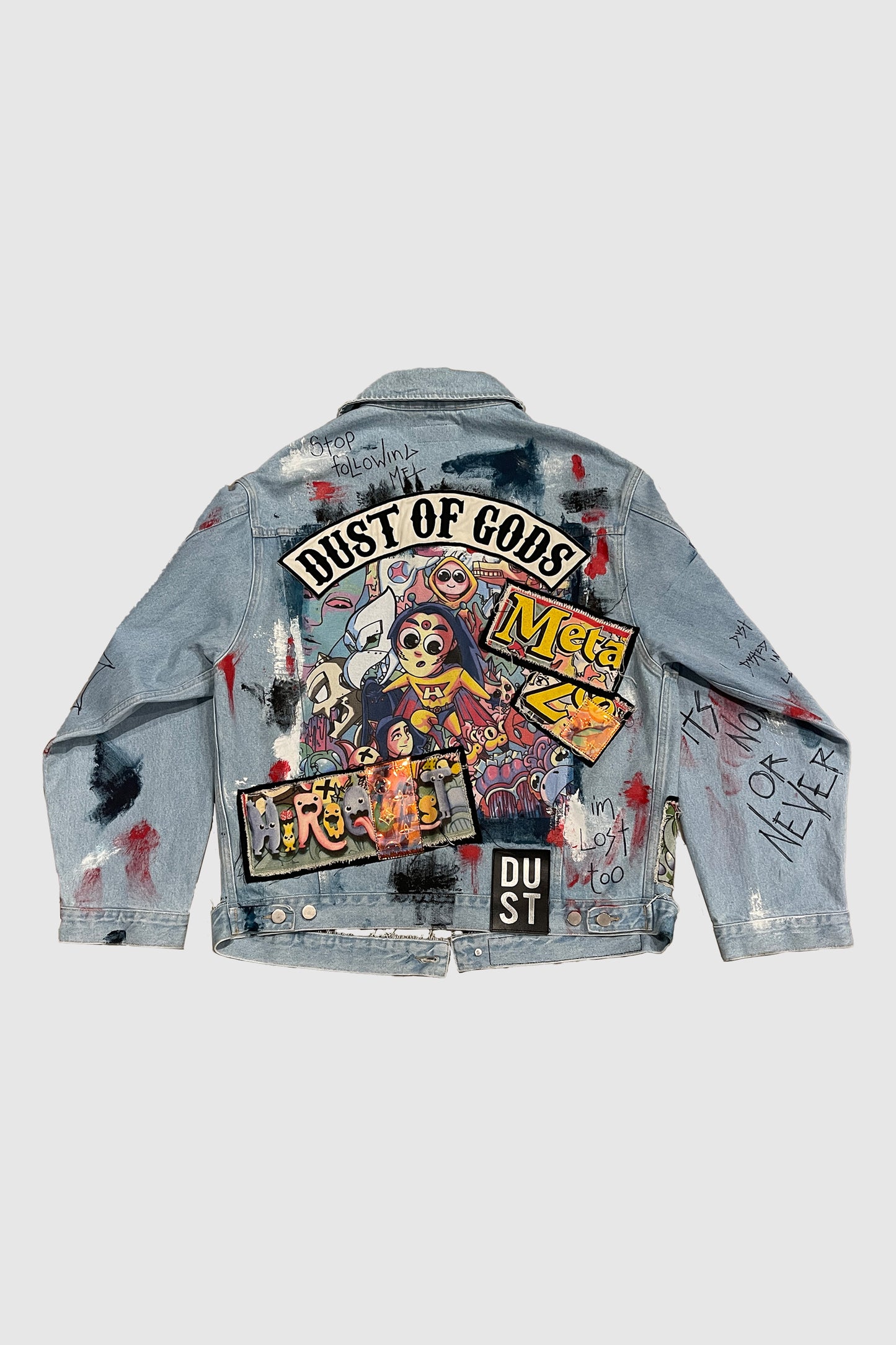 AOKI1OF1 X DUST OF GODS METAZOO JEAN JACKET #883