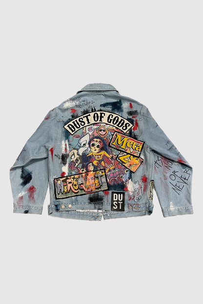 AOKI1OF1 X DUST OF GODS METAZOO JEAN JACKET #883