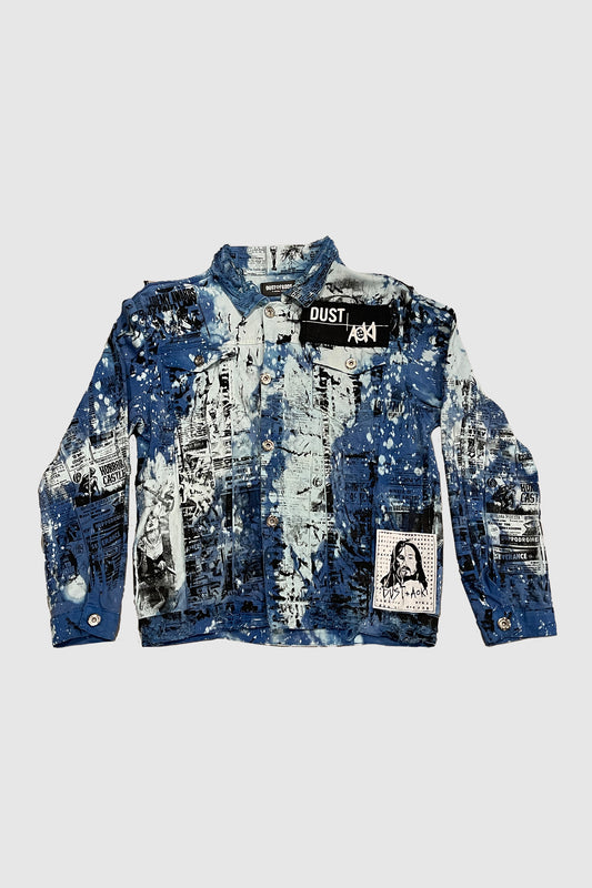 AOKI1OF1 X DUST OF GODS  BLUE WASH JEAN JACKET #886