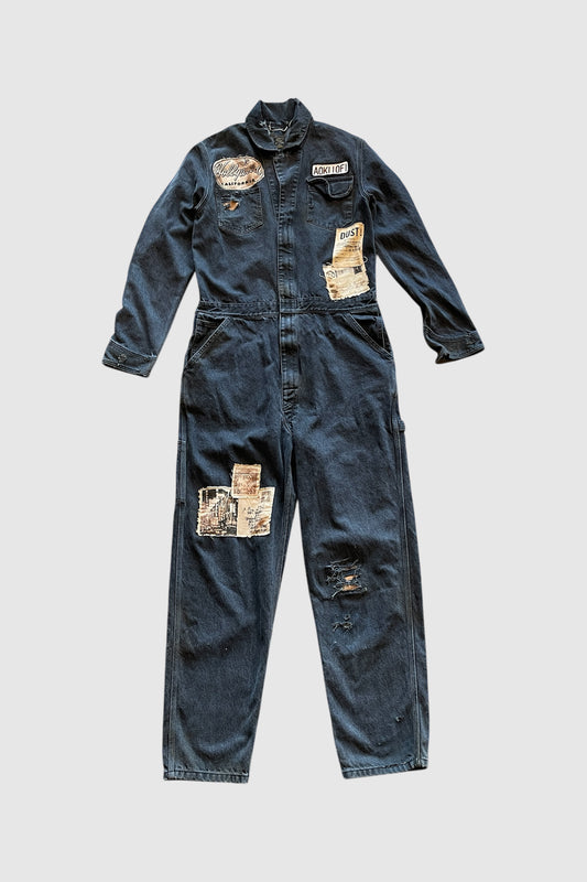 AOKI1OF1 X DUST OF GODS TRAVEL PATCHES DENIM JUMPER #933