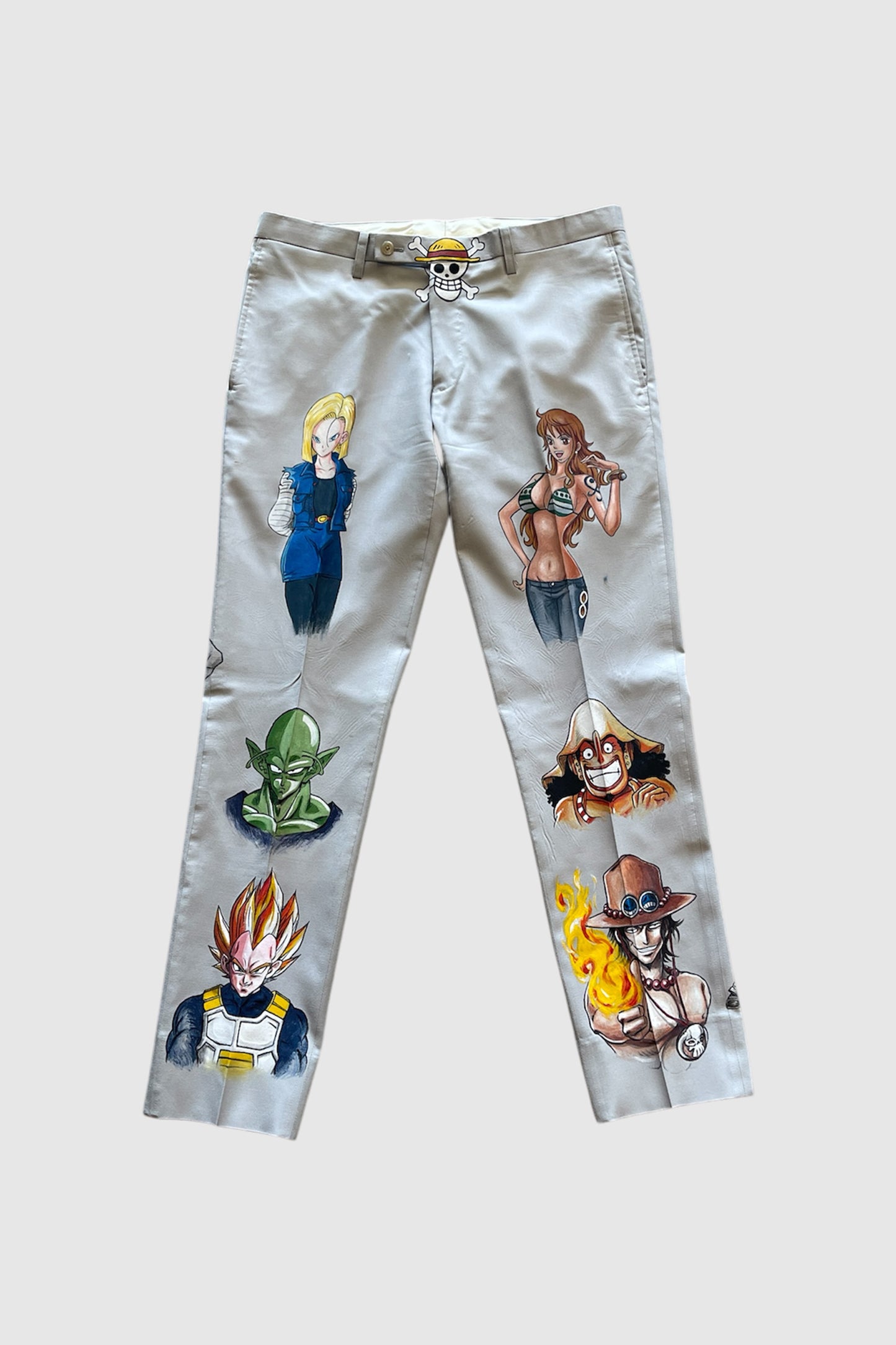 AOKI1OF1 ANIME GREY SUITPANTS #942
