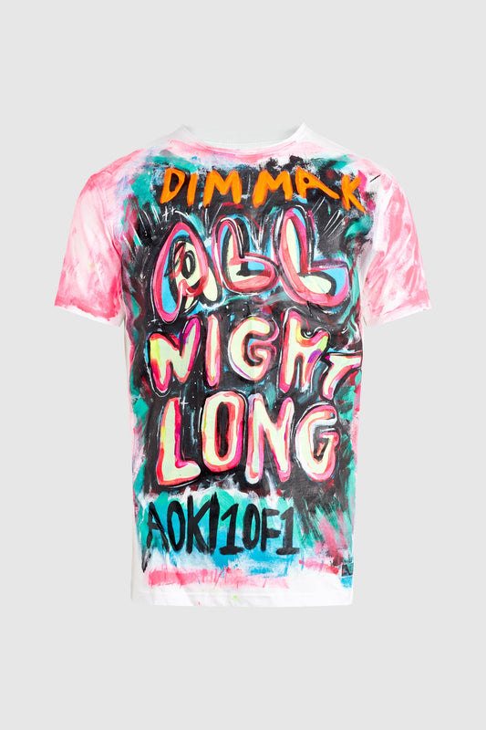 BASSJACKERS ALL NIGHT LONG PAINTED TEE #158