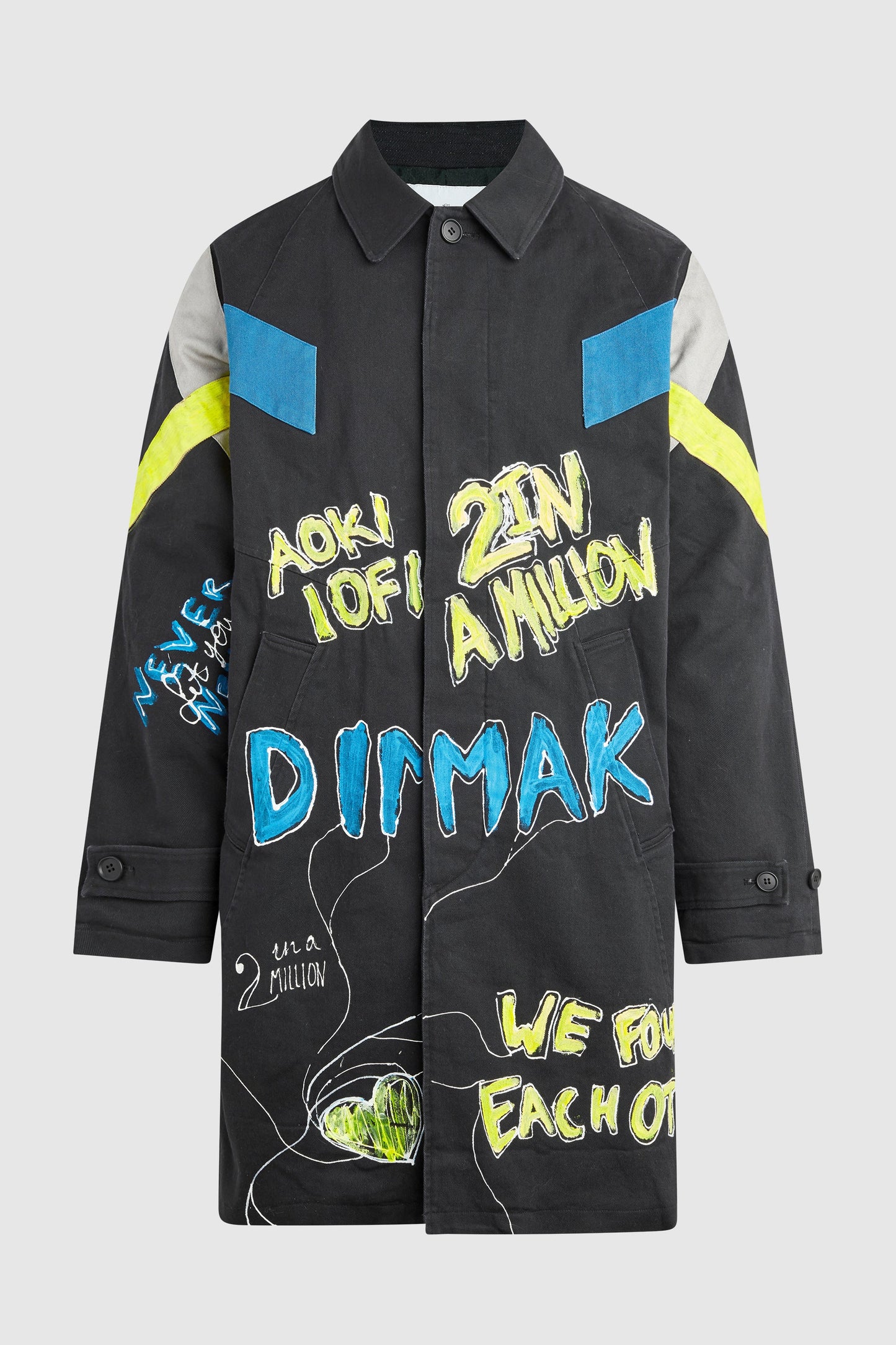 DIM MAK STING 2 IN A MILLION PAINTED OVERCOAT #162 (Custom for Sting)