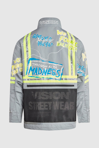 DIM MAK WE FOUND EACH OTHER THROUGH ALL THE MADNESS UTILITY COAT #164 (custom for Shaed)