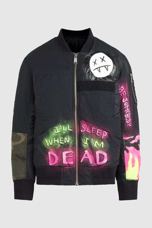 I'll Sleep When I'm Dead Bomber Jacket #106