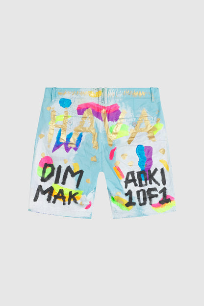 Hava Timmy Trumpet & Steve Aoki Painted Shorts #101