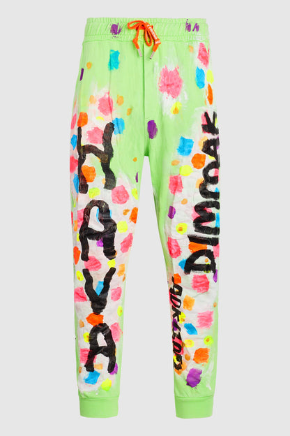 HAVA X TIMMY TRUMPET X Steve Aoki NEON PAINTED JOGGERS #73