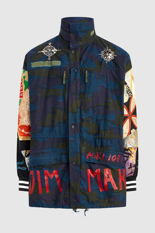 Dim Mak Camo Parka w Japanese Patchwork Details #221