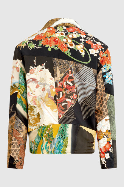 Cotemer x Aoki 1 of 1 Japanese Patchwork Moto Jacket #219