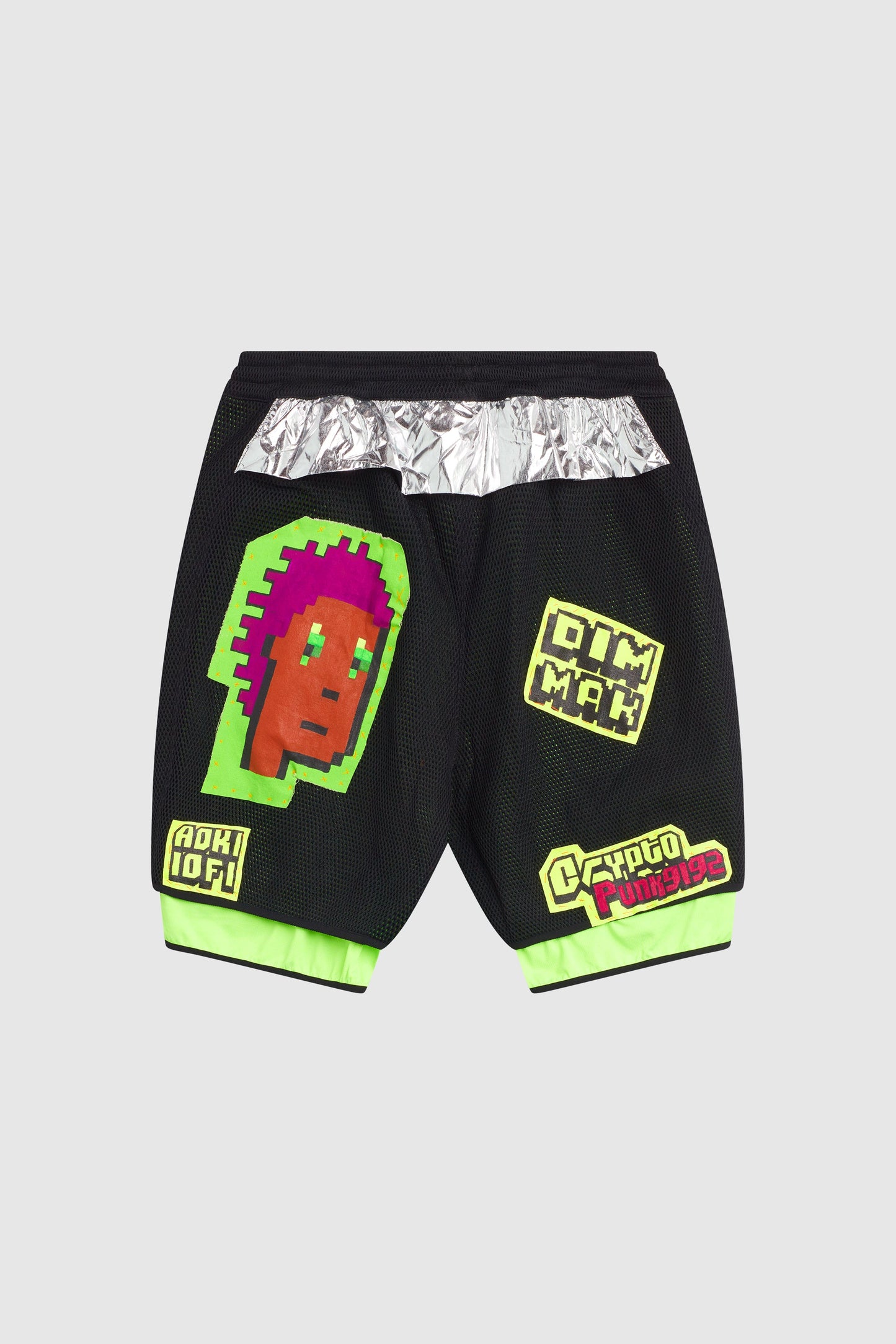 AOKI 1 OF 1 CRYPTOPUNK 9192 MESH SHORTS #709