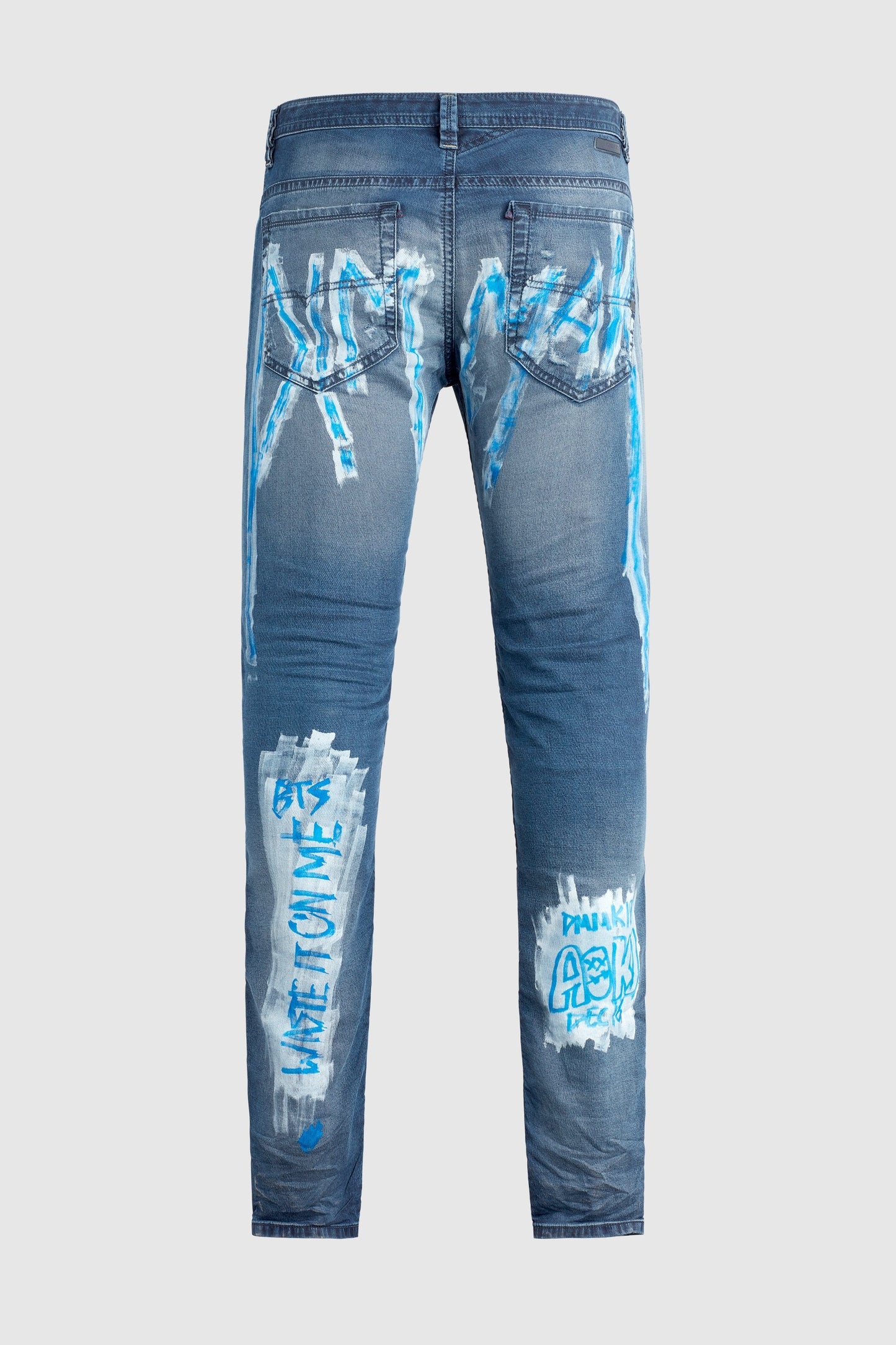 "Korea Tour" - Hand Painted Jeans by Steve Aoki #5