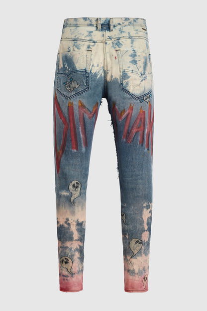 Raise Hell DMMK Bleached Jeans #34