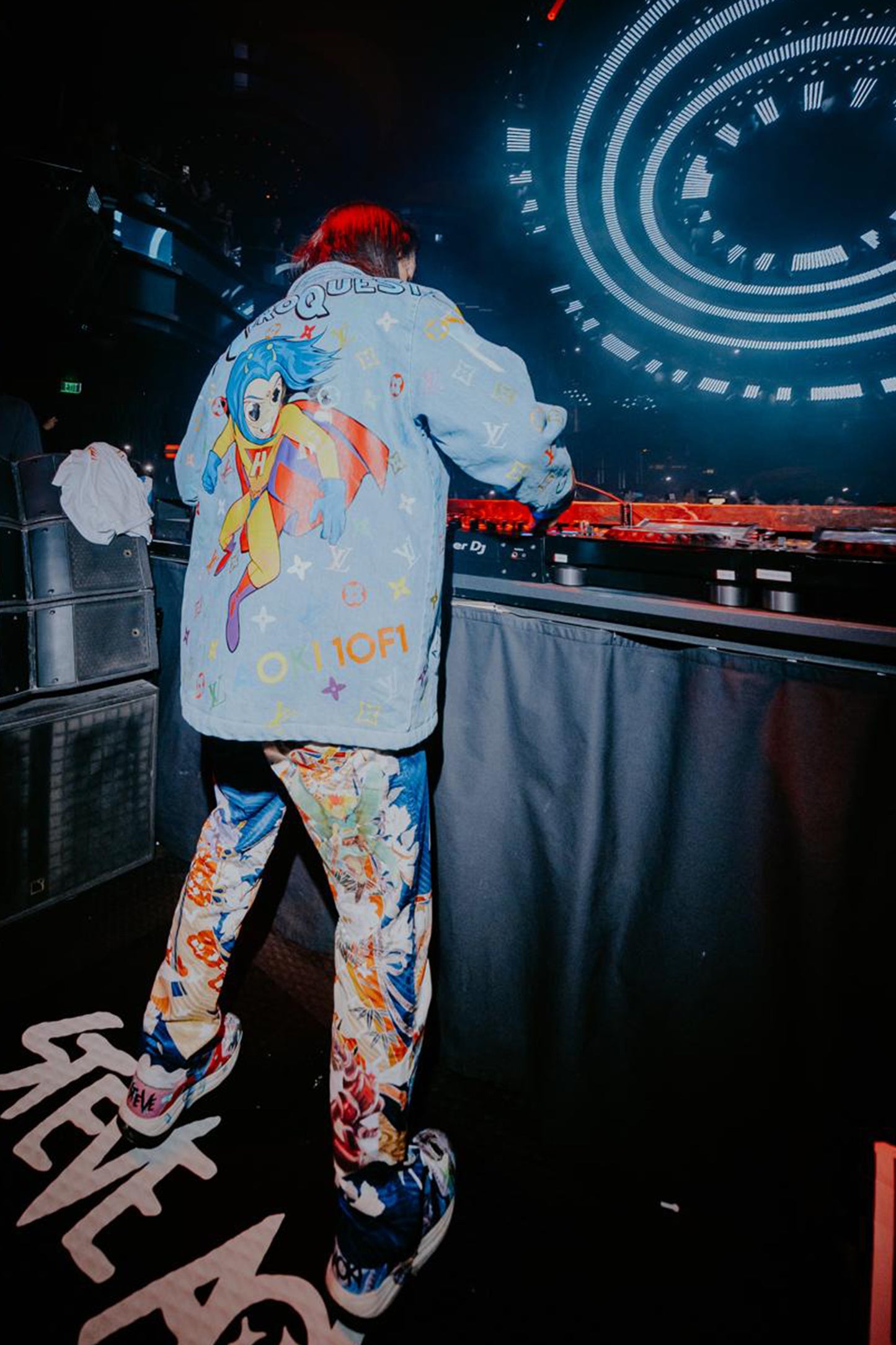 AOKI1OF1 HIROQUEST BLUE WAVE PANTS #1119