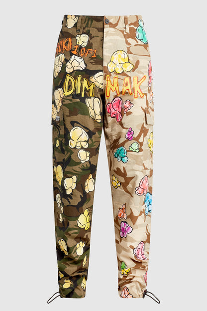 SUPERSONIC POPCORN CAMO PANTS #180 and BONUS SNEAKERS + Artist Pass