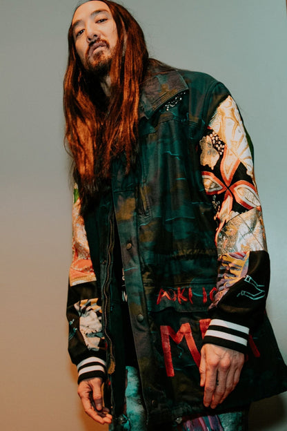 Dim Mak Camo Parka w Japanese Patchwork Details #221