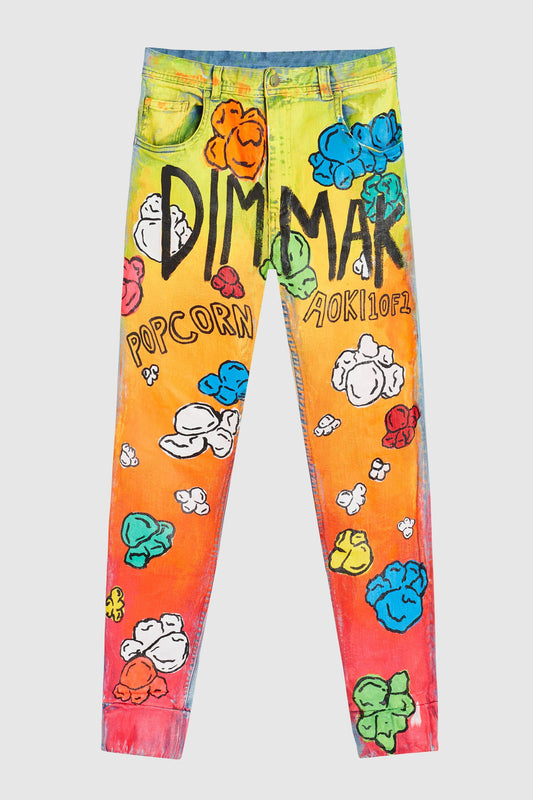 PAINTED DMMK POPCORN JEANS #181